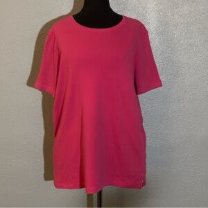 Kim Rogers Perfectly Soft Pink T Shirt Womens Size M